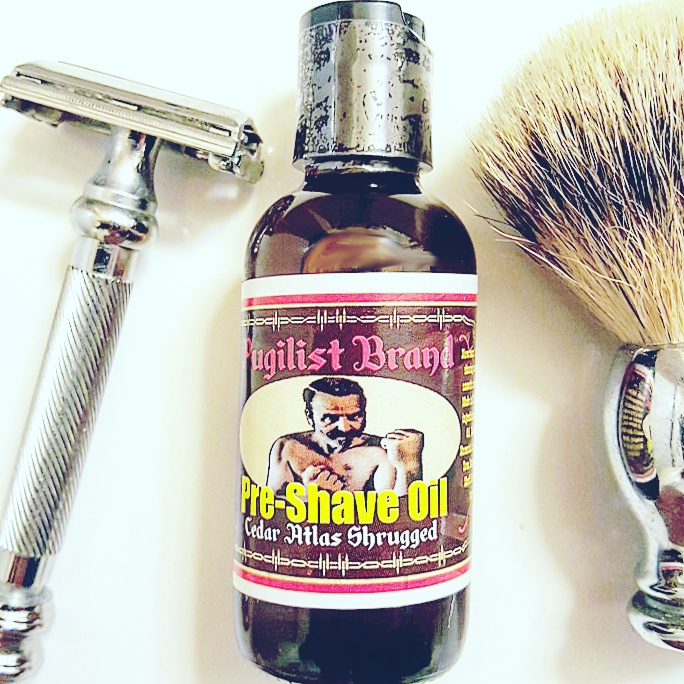 Pre-shave Oil - Cedar Atlas Shrugged - Pugilist Brand - Beard Care, Mustache Wax & Gentlemen's Grooming Products - 1