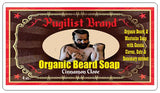 Organic Beard Soap - Cinnamon Clove - Pugilist Brand - Beard Care, Mustache Wax & Gentlemen's Grooming Products - 4