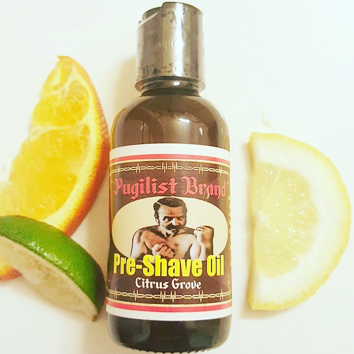 Pre-shave Oil - Citrus Grove - Pugilist Brand - Beard Care, Mustache Wax & Gentlemen's Grooming Products - 1