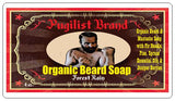 Organic Beard Soap  - Forest Rain - Pugilist Brand - Beard Care, Mustache Wax & Gentlemen's Grooming Products - 4