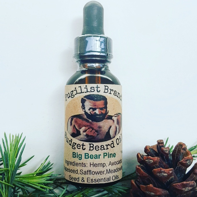 Basic Beard Oil - Big Bear Pine - Pugilist Brand - Beard Care, Mustache Wax & Gentlemen's Grooming Products