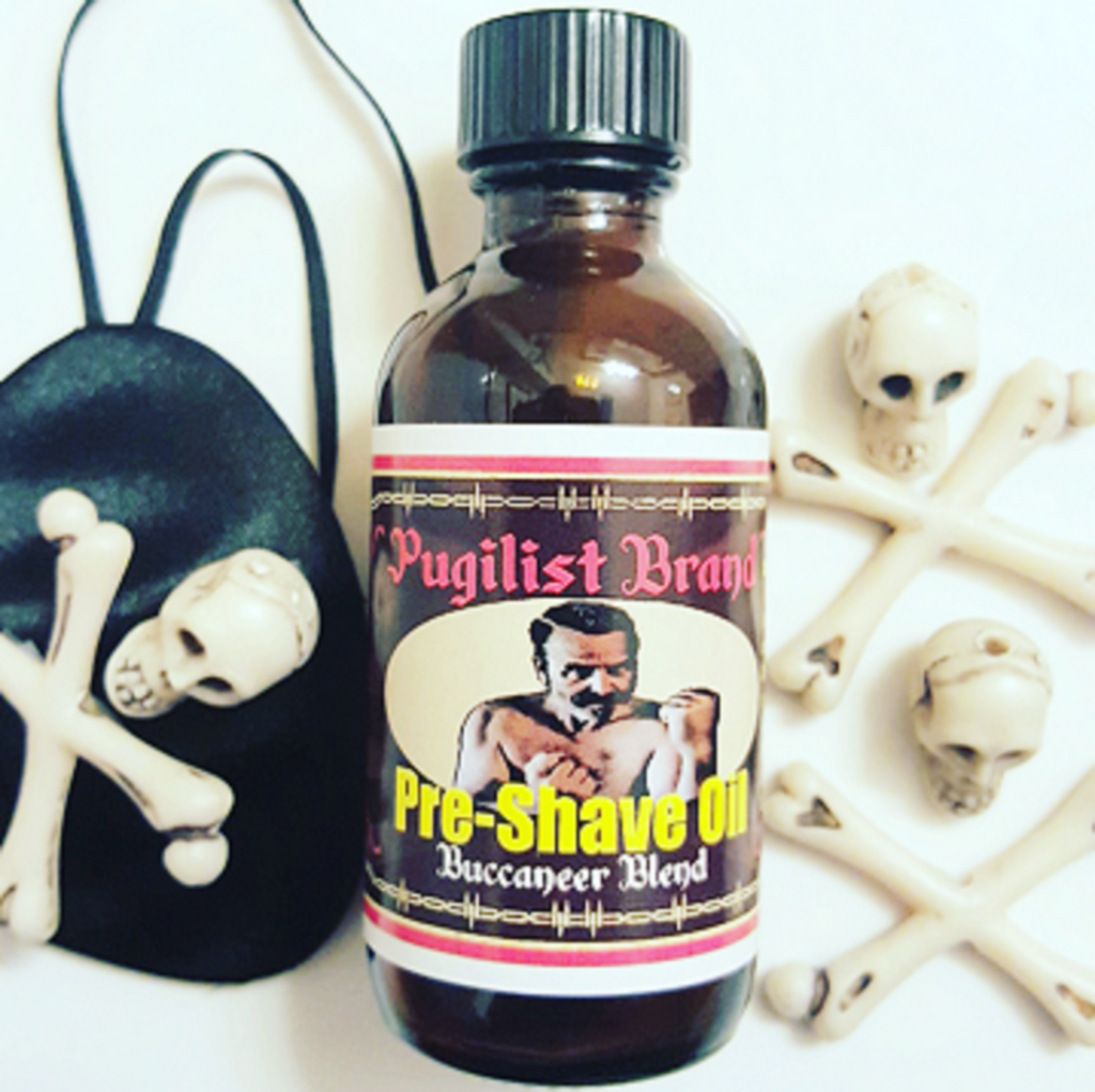 Pre-shave Oil - Buccaneer Blend - Pugilist Brand - Beard Care, Mustache Wax & Gentlemen's Grooming Products - 1