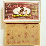 Organic Beard Soap - Cinnamon Clove - Pugilist Brand - Beard Care, Mustache Wax & Gentlemen's Grooming Products - 1