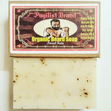 Organic Beard Soap  - Forest Rain - Pugilist Brand - Beard Care, Mustache Wax & Gentlemen's Grooming Products - 1